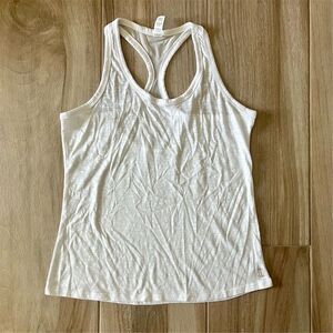 Balance Collection Women's M White Racerback Tank Top Yoga Workout
